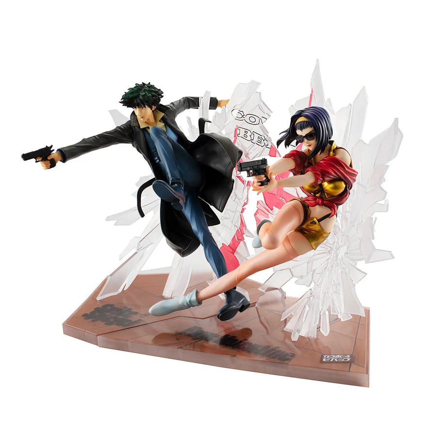 Cowboy Bebop - Faye Valentine - Spike Spiegel - 1/8 - 1st GIG set - Re-Release (MegaHouse) [Shop Exclusive]ㅤ – MegaHouse – ActionFigure Brasil