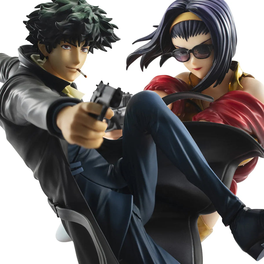Cowboy Bebop - Faye Valentine - Spike Spiegel - 1/8 - 1st GIG set - Re-Release (MegaHouse) [Shop Exclusive]ㅤ – MegaHouse – ActionFigure Brasil
