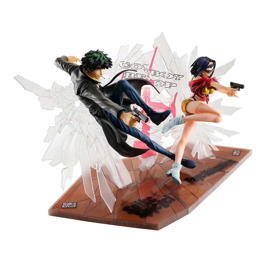 Cowboy Bebop - Faye Valentine - Spike Spiegel - 1/8 - 1st GIG set - Re-Release (MegaHouse) [Shop Exclusive]ㅤ – MegaHouse – ActionFigure Brasil