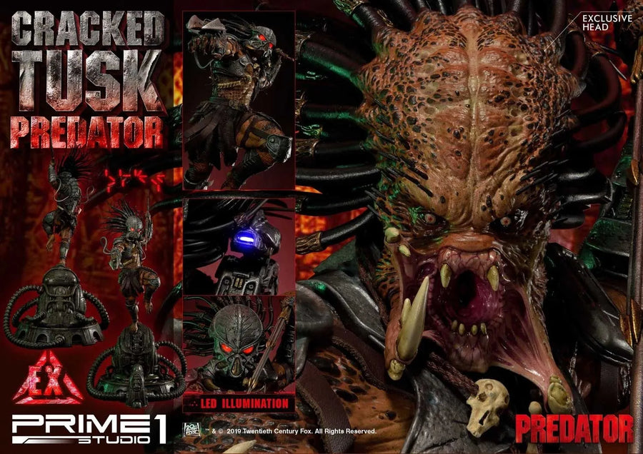 Cracked Tusk Predator (Exclusive Version) Predator (Comics) – Prime1Studio – ActionFigure Brasil