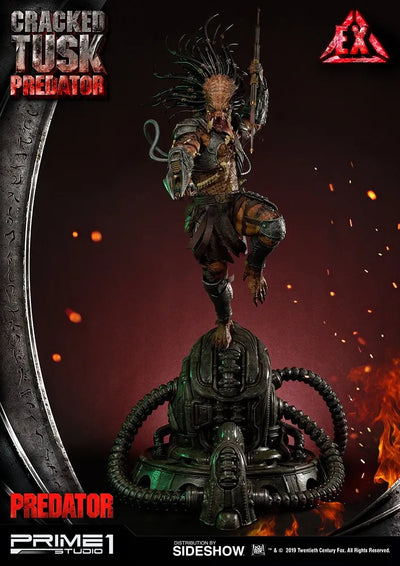 Cracked Tusk Predator - LIMITED EDITION: 300 (Exclusive) – Prime 1 Studio – ActionFigure Brasil — close