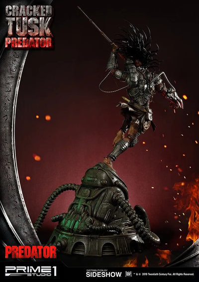Cracked Tusk Predator - LIMITED EDITION: 300 (Exclusive) – Prime 1 Studio – ActionFigure Brasil — com base expositora