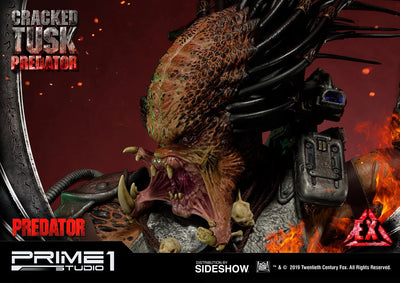 Cracked Tusk Predator - LIMITED EDITION: 300 (Exclusive) – Prime 1 Studio – ActionFigure Brasil — detalhe do produto