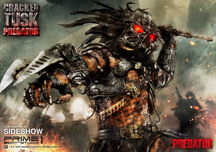 Cracked Tusk Predator - LIMITED EDITION: 300 (Exclusive) – Prime 1 Studio – ActionFigure Brasil