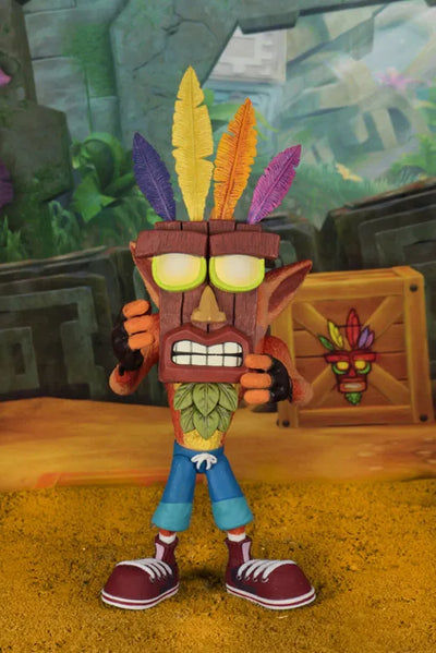 Crash Bandicoot / Crash Bandicoot 5.5 Inch Ultra Deluxe Action Figureㅤ – NECA – ActionFigureBrasil — close