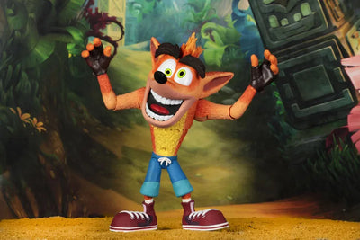 Crash Bandicoot / Crash Bandicoot 5.5 Inch Ultra Deluxe Action Figureㅤ – NECA – ActionFigureBrasil — com base expositora