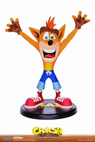 Crash Bandicoot / Crash Bandicoot 9 Inch PVC Statueㅤ – First 4 Figures – ActionFigureBrasil