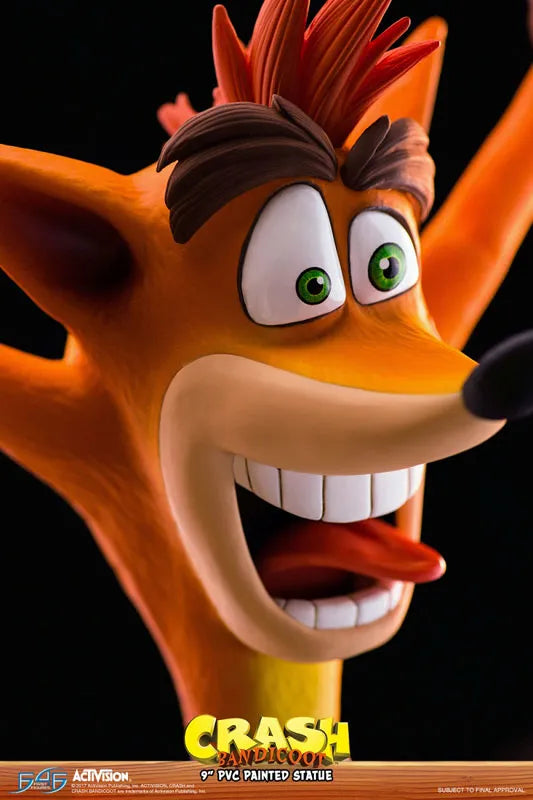 Crash Bandicoot / Crash Bandicoot 9 Inch PVC Statueㅤ – First 4 Figures – ActionFigureBrasil