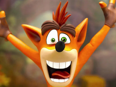 Crash Bandicoot - Crash Bandicoot 9 Inch PVC Statueㅤ – First 4 Figures – ActionFigureBrasil — close