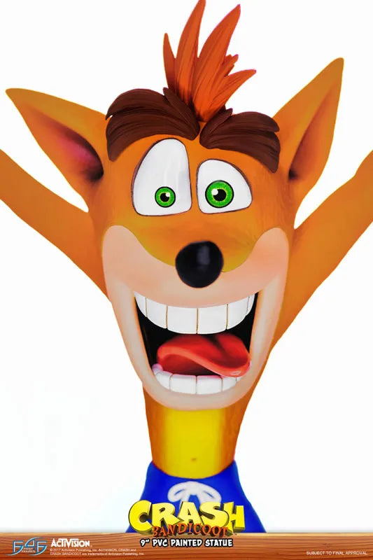 Crash Bandicoot / Crash Bandicoot 9 Inch PVC Statueㅤ – First 4 Figures – ActionFigureBrasil