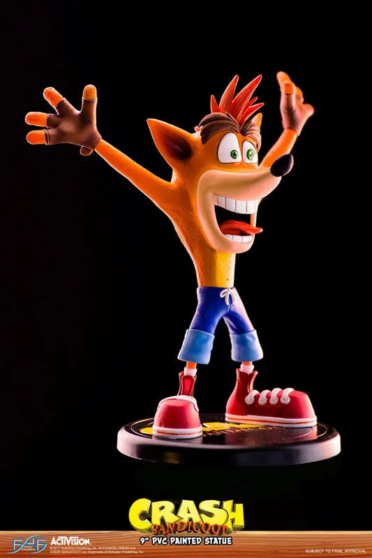 Crash Bandicoot / Crash Bandicoot 9 Inch PVC Statueㅤ – First 4 Figures – ActionFigureBrasil