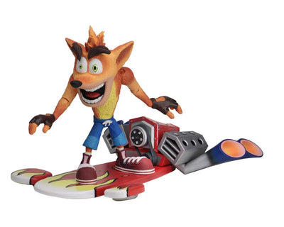 Crash Bandicoot - Hover Board Crash Bandicoot 5.5 Inch Action Figureㅤ – NECA – ActionFigureBrasil — close