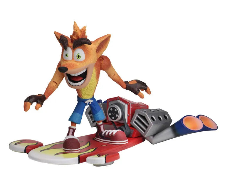 Crash Bandicoot - Hover Board Crash Bandicoot 5.5 Inch Action Figureㅤ – NECA – ActionFigureBrasil