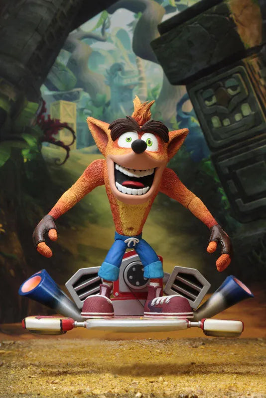 Crash Bandicoot - Hover Board Crash Bandicoot 5.5 Inch Action Figureㅤ – NECA – ActionFigureBrasil