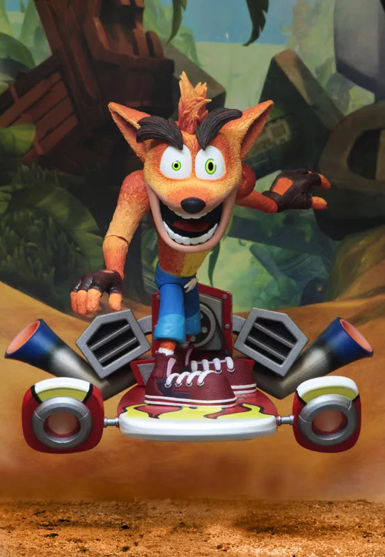 Crash Bandicoot - Hover Board Crash Bandicoot 5.5 Inch Action Figureㅤ – NECA – ActionFigureBrasil