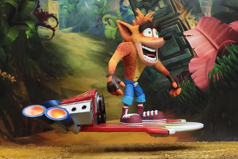 Crash Bandicoot - Hover Board Crash Bandicoot 5.5 Inch Action Figureㅤ – NECA – ActionFigureBrasil