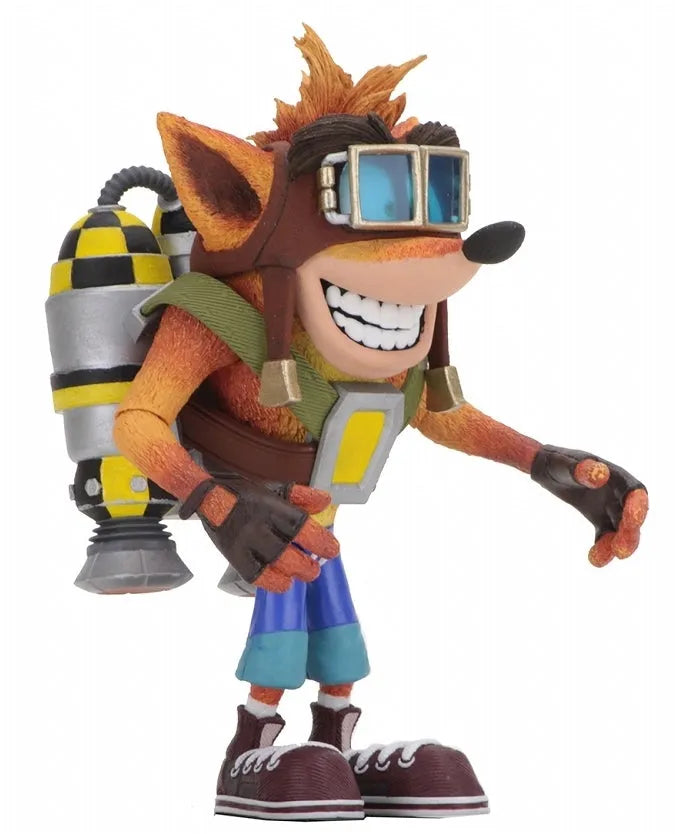 Crash Bandicoot / Jet-pack Crash Bandicoot 5.5 Inch Action Figureㅤ – NECA – ActionFigureBrasil