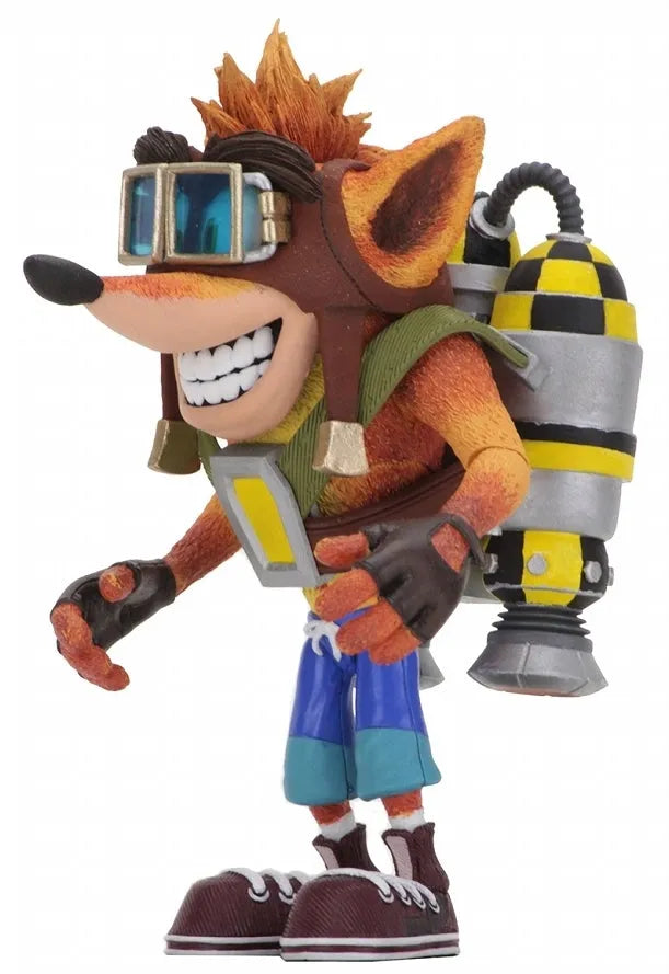 Crash Bandicoot / Jet-pack Crash Bandicoot 5.5 Inch Action Figureㅤ – NECA – ActionFigureBrasil