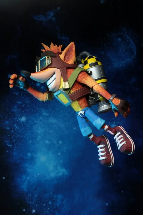 Crash Bandicoot / Jet-pack Crash Bandicoot 5.5 Inch Action Figureㅤ – NECA – ActionFigureBrasil