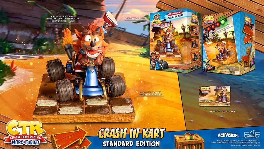 Crash in Kart - LIMITED EDITION: 500 – First 4 Figures – ActionFigure Brasil