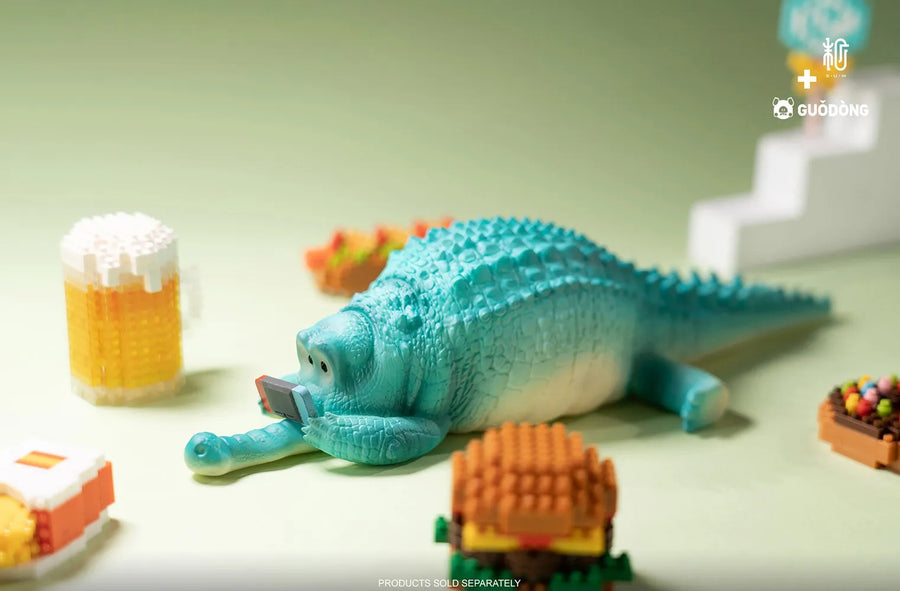 Crawling Crocodile (Blue) – Manas SUM – ActionFigure Brasil