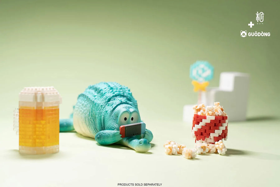 Crawling Crocodile (Blue) – Manas SUM – ActionFigure Brasil