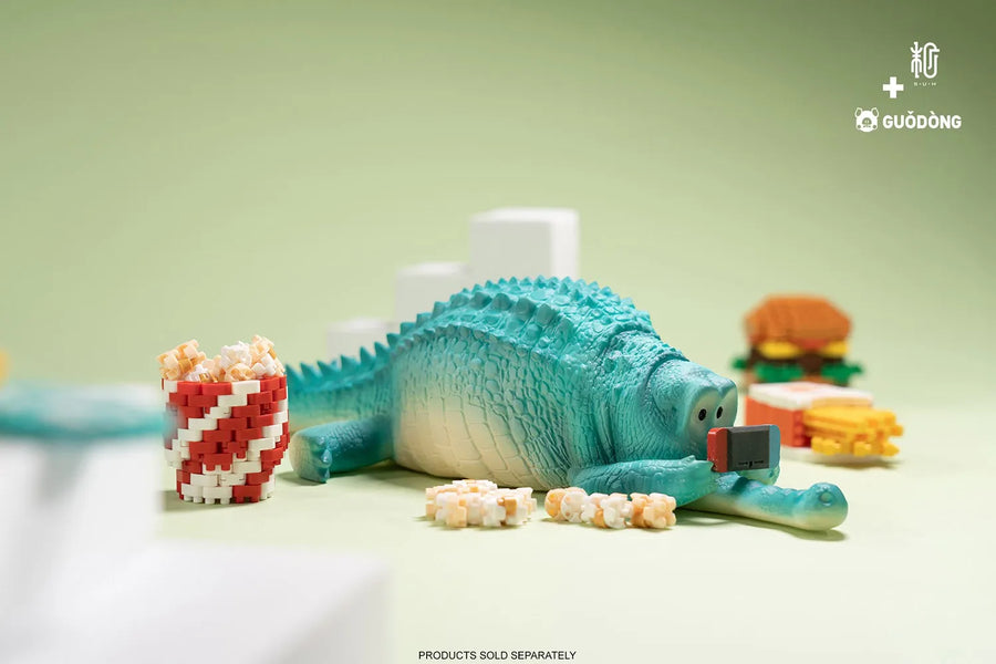 Crawling Crocodile (Blue) – Manas SUM – ActionFigure Brasil