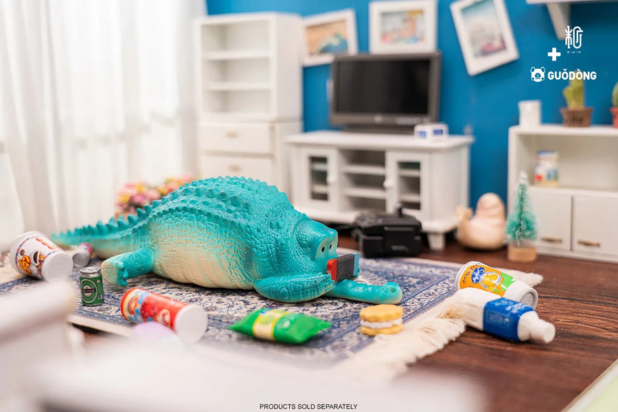 Crawling Crocodile (Blue) – Manas SUM – ActionFigure Brasil