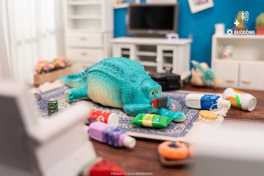 Crawling Crocodile (Blue) – Manas SUM – ActionFigure Brasil