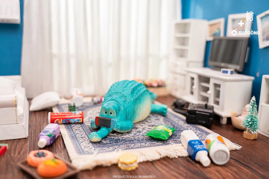 Crawling Crocodile (Blue) – Manas SUM – ActionFigure Brasil