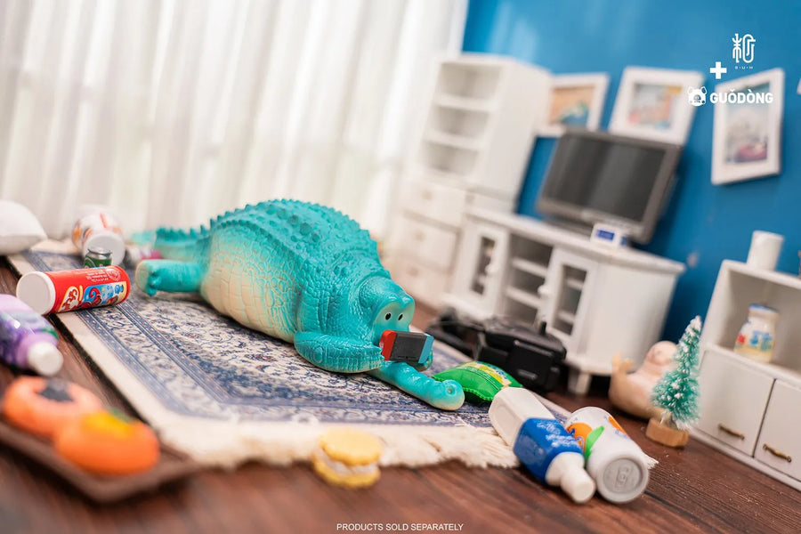 Crawling Crocodile (Blue) – Manas SUM – ActionFigure Brasil