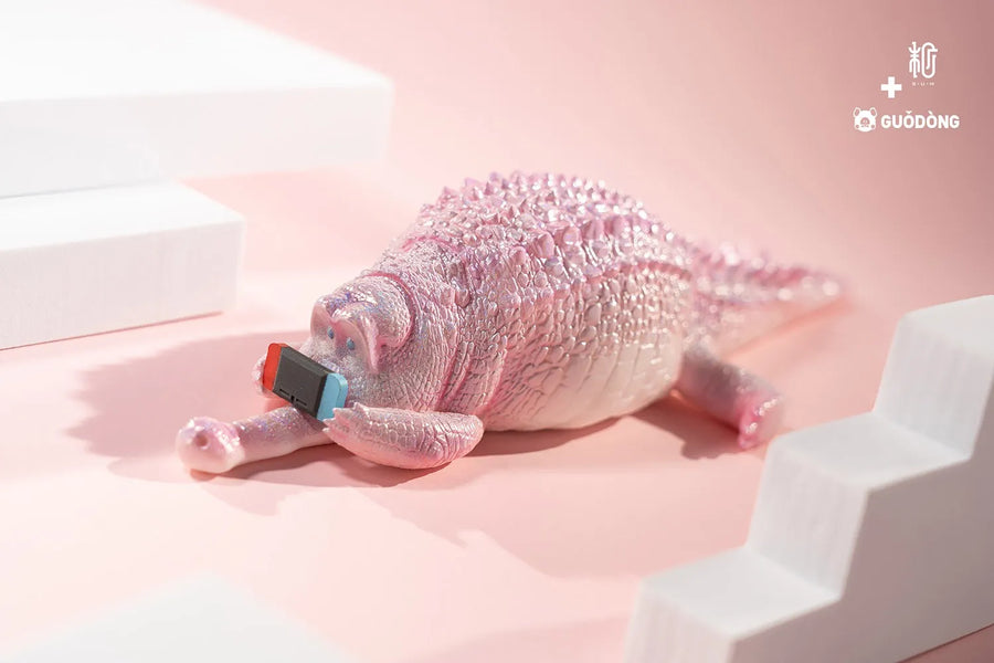 Crawling Crocodile (Peach) (Pink) – Manas SUM – ActionFigure Brasil