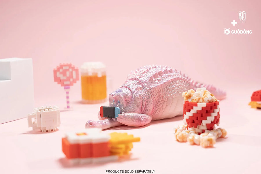 Crawling Crocodile (Peach) (Pink) – Manas SUM – ActionFigure Brasil