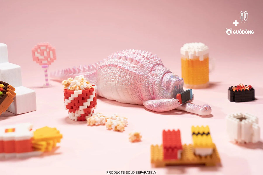 Crawling Crocodile (Peach) (Pink) – Manas SUM – ActionFigure Brasil