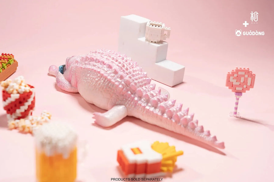 Crawling Crocodile (Peach) (Pink) – Manas SUM – ActionFigure Brasil