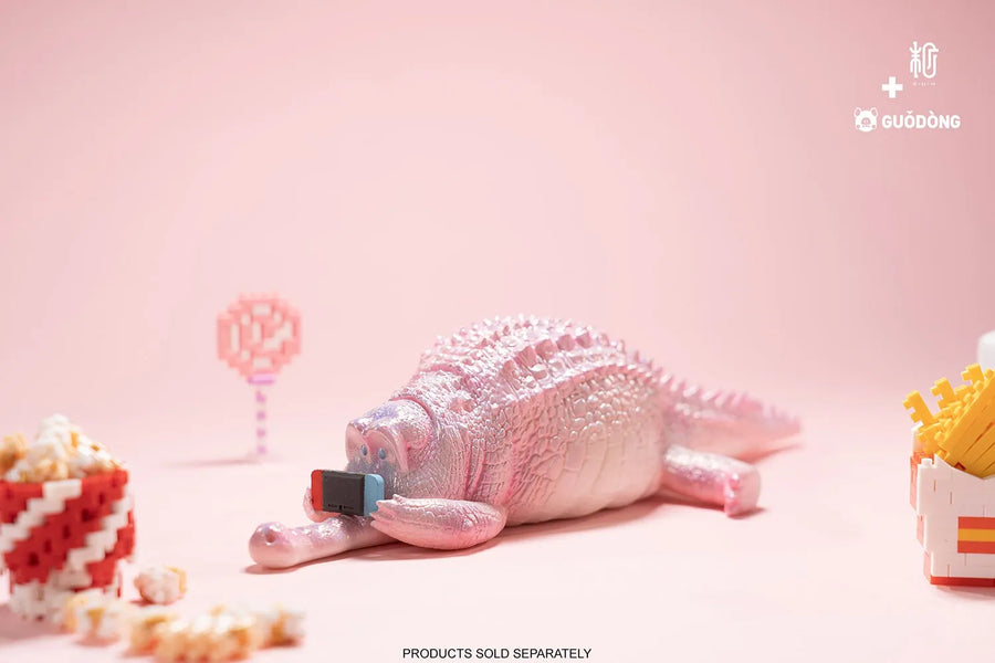 Crawling Crocodile (Peach) (Pink) – Manas SUM – ActionFigure Brasil