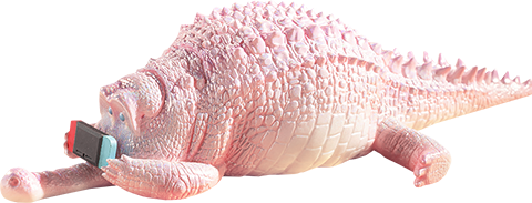 Crawling Crocodile (Peach) (Pink) – Manas SUM – ActionFigure Brasil