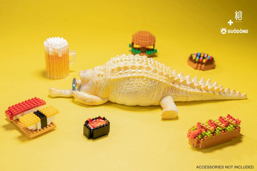 Crawling Crocodile (Pineapple) (Yellow) – Manas SUM – ActionFigure Brasil