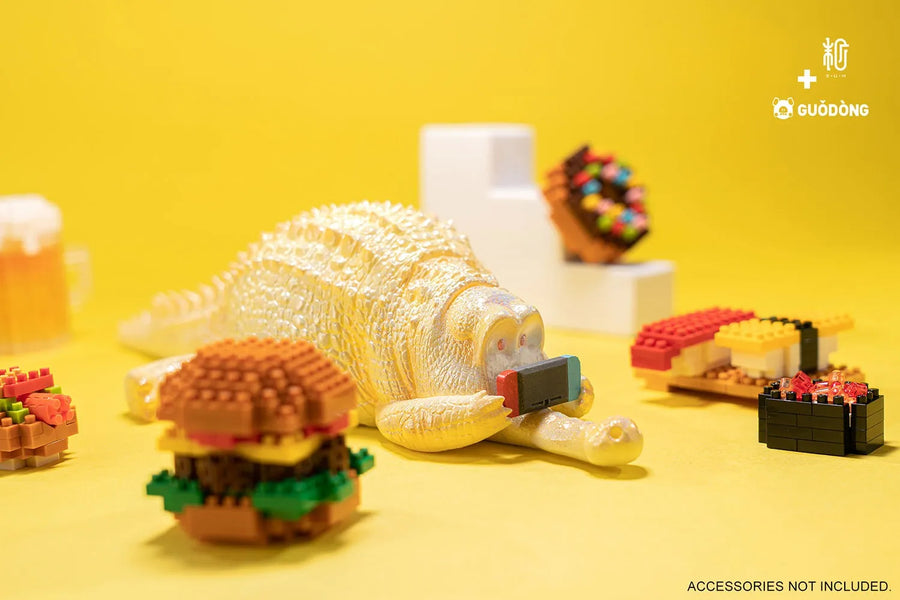 Crawling Crocodile (Pineapple) (Yellow) – Manas SUM – ActionFigure Brasil