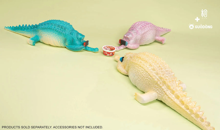 Crawling Crocodile (Pineapple) (Yellow) – Manas SUM – ActionFigure Brasil