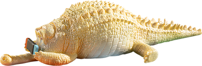 Crawling Crocodile (Pineapple) (Yellow) – Manas SUM – ActionFigure Brasil — detalhe do produto