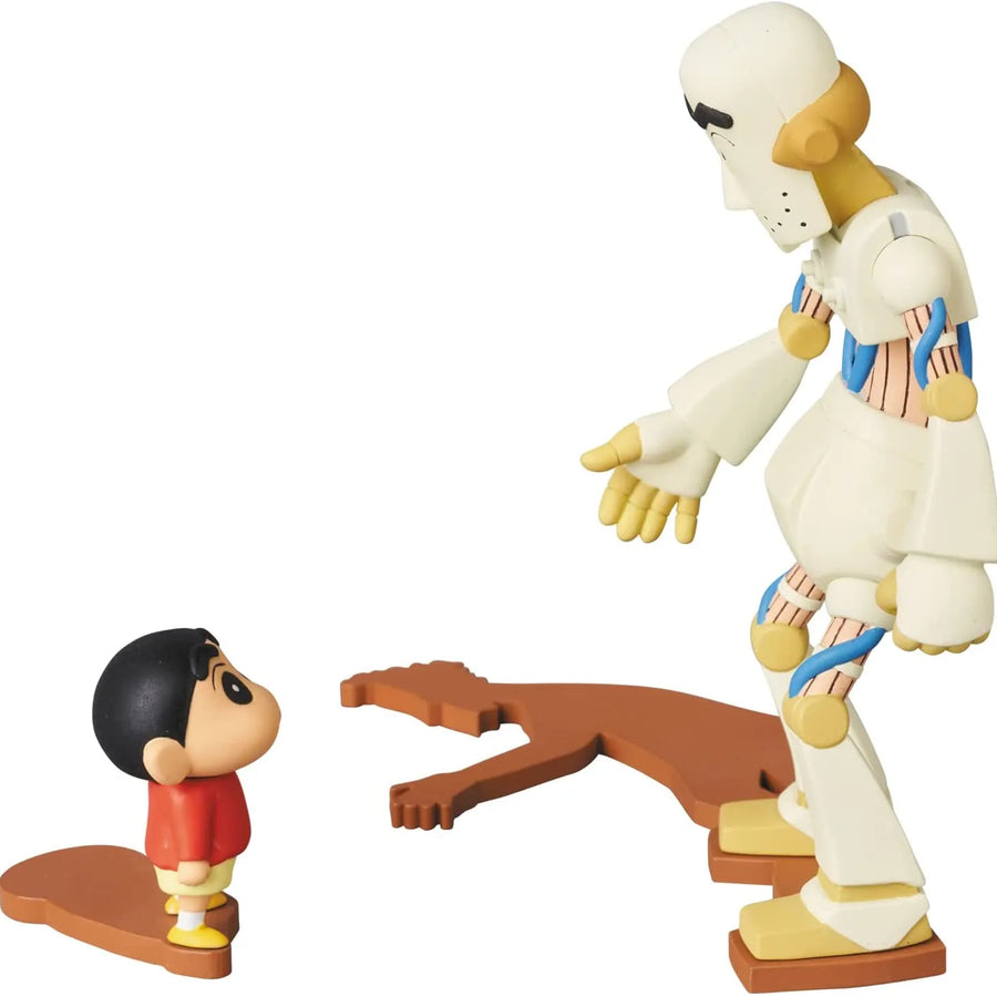 Crayon Shin-chan Gachinko! Gyakushuu no Robo Tou-chan - Nohara Shinnosuke & Robo Hiroshi - UDF Crayon Shin-chan Series 4 - Ultra Detail Figure No.676 (Medicom Toy)ㅤ – Medicom Toy – ActionFigureBrasil