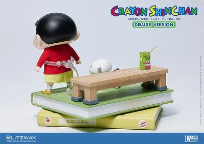 Crayon Shin-chan - Nohara Shinnosuke - Shiro - Legend Anime - DX Ver. (Blitzway)ㅤ – Blitzway as Manufacturer – ActionFigure Brasil — ambientada