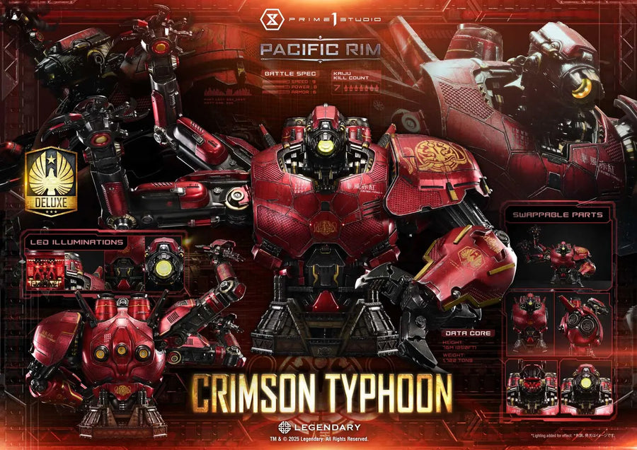 Crimson Typhoon (Deluxe Version) Pacific Rim (Film) – Prime1Studio – ActionFigure Brasil