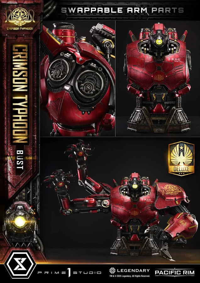 Crimson Typhoon (Deluxe Version) Pacific Rim (Film) – Prime1Studio – ActionFigure Brasil