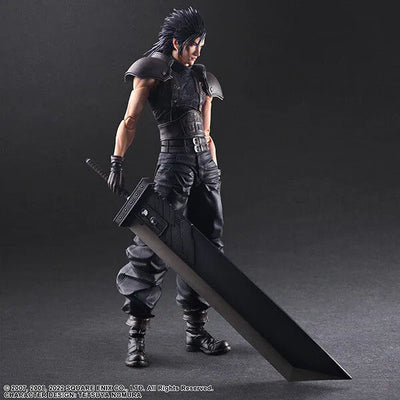 Crisis Core -Final Fantasy VII- Reunion - Zack Fair - Play Arts Kai - Soldier 1st Class (Square Enix)ㅤ – Square Enix – ActionFigureBrasil — com base expositora