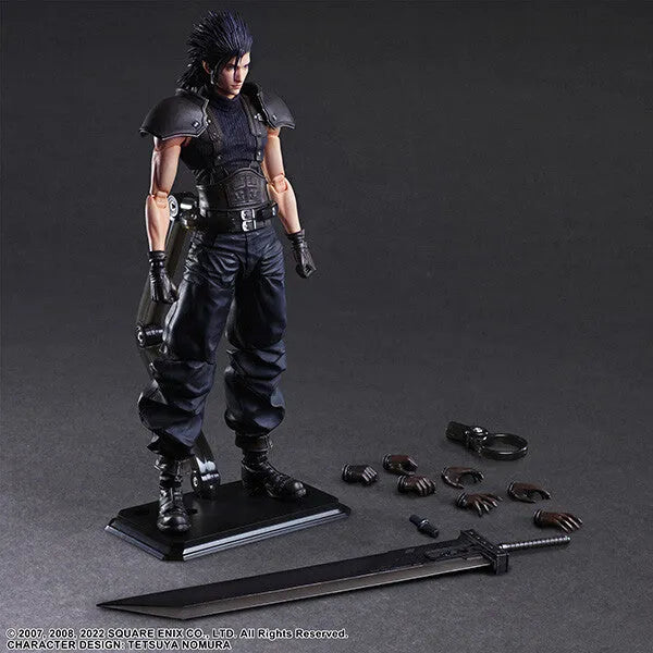 Crisis Core -Final Fantasy VII- Reunion - Zack Fair - Play Arts Kai - Soldier 1st Class (Square Enix)ㅤ – Square Enix – ActionFigure Brasil