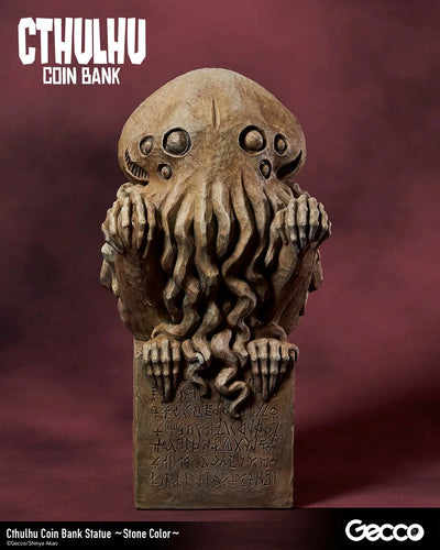 Cthulhu Coin Bank (Stone Color) (Variant) – Gecco Co. – ActionFigure Brasil — ângulo diferente