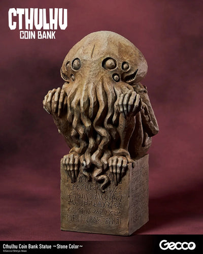 Cthulhu Coin Bank (Stone Color) (Variant) – Gecco Co. – ActionFigure Brasil — detalhe do produto