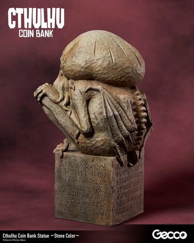 Cthulhu Coin Bank (Stone Color) (Variant) – Gecco Co. – ActionFigure Brasil — embalagem